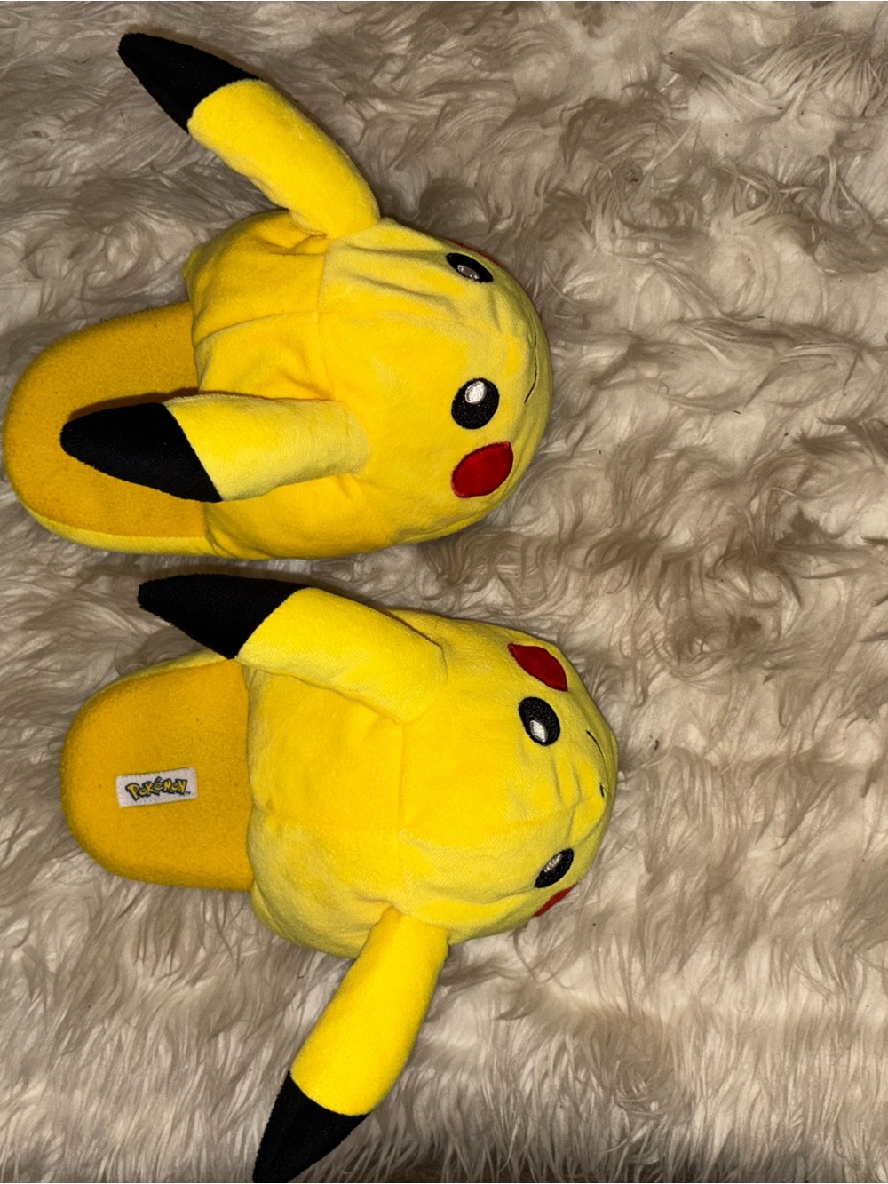 Pokemon Plush Pikachu Hat - Bright Yellow with Black Accents